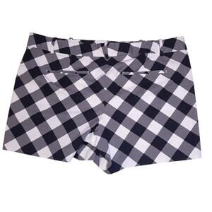 Ann Taylor Factory Gingham Plaid Shorts Size 16